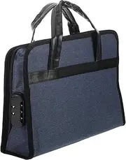 CTIRCHIU Business Laptop Briefcase: Oxford Cloth Document Bag For Men, Portable File Organizer With Lock And Handle Travel Document Carrier
