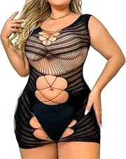 [Zylphorix] Women's Alluring Black Mesh Underbust Corset with Geometric Cut-Out Details & Sheer Panels - Fashion Lingerie Top