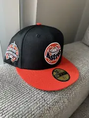 Houston Astros Vintage 1986 All Star Patch New Era 59FIFTY Topperz Hat 7 1/2