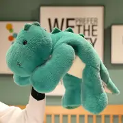 Weighted Anxiety Dinosaur Plush Toy Throw Pillow Cute Dinosaur Stuffed Animals Doll For Boys Girls Gift Green Dinosaur 30CM