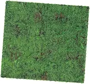 NOLITOY Simulated Moss Turf Lawn Artificial Landscape Accessory Faux Micro Fake Garden Outdoors Green Landscaping Mat Grass Moss Rug Decor Synthetic Indoor Fern Realistic Turf Plastic