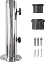 Deck Umbrella Base Stand Umbrella Mount Heavy Duty Replacement Sun Umbrella Holder Umbrella Clamp for Docks Backyard Yard Garden Pontoons