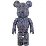 全新現貨未拆正品 BE@RBRICK BEARBRICK 1000% 庫柏力克熊 BAPE BLACK BANDANA