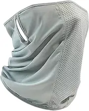 [Riaisttd] Neck Gaiter | Ice Silk Facial Covering,Breathable Ear-hooked Face Gaiter UV Protection for Fishing Hunting Cycling