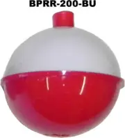 BEST RED/WHITE ROUND PLASTIC FLOATS - 4- 2in nip new fishing bobber