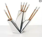 Alessi TRINA Desk Pencil Pen Holder Hani Rashid NEW