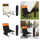 Camp Chair Folding Chair Simple Foldable with Carrying Bag Lightweight Lounge