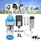 3L Electric Cow Goat Milking Machine Automatic Vacuum Pump Milker Double Head