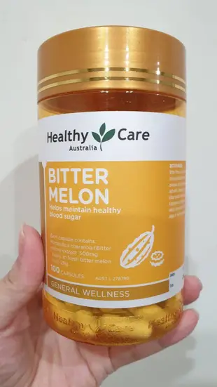 澳洲 Healthy Care Bitter Melon 苦瓜精華膠囊100粒