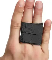 Finger Sleeves for Sports - Adjustable Jammed Finger Support - Nylon Finger Sleeves Compression Bandage Support Mallet Finger Brace for