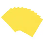 10 Sheets Glitter Foam Sheets Craft Adhesive Sheets EVA Foam Sheets Yellow