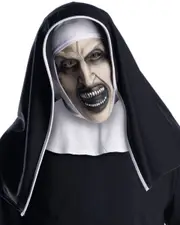 The Nun 3/4 Mask With Headpiece