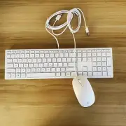 Wired USB ultra-thin all-in-one PC keyboard and mouse kit for hp tpc-p001k