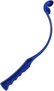 YARNOW Long Handle Dog Ball Launcher Plastic Interactive Dog Ball Thrower for Outdoor