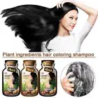 Hair Dye Cream Plant Hair Color Shampoo Plant-based Dye Safe Hair Cream V3P5