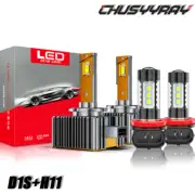 For Kia Cadenza 2014-2016 delantero LED faro de luz baja + bombillas antiniebla (for: Kia)