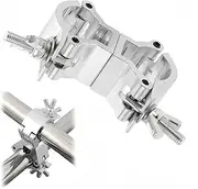 Truss Brackets,CAASFOOY Stage Light Installation Buckle,Lighting Truss Swivel Clamp Dual Swivel Tube Clamp Lighting Clamps Dual Head