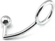 Anal Butt Plug Male Chastity Cock Lock Anal Plugs Cock Lock intruder with ball Male metal Anal hook ring butt plug sex toys
