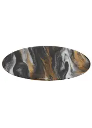 Valet Studio Prince Marbled Hair Clip - Black ONE SIZE