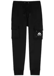 Moose Knuckles Cotton Cargo Sweatpants - Black - XL XL