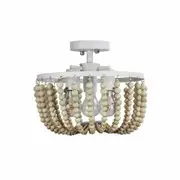 Oriel Cascara Natural 3 Light Ceiling Light