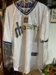 Griffey Jr Jersey L Mitchell & Ness Throughback HOF 2016 Patch New With Tags