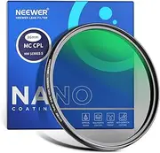 NEEWER 86mm Polarizer Filter, 24 Layer Multi Resistant Nano Coated MC CPL Circular Polarizing Filter with HD Optical Glass/Ultra Slim for Camera Lens, Reduce Reflection/Enhance Contrast/Reduce Glare