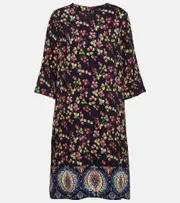 [Etro] Etro Printed minidress AU 6 black
