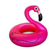 120cm Giant Flamingo Swimming Ring Float Raft Pool Beach Toy Bed