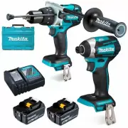 Makita 18V BRUSHLESS Cordless 2 Piece Combo Kit - Hammer Drill Impact Driver NEW