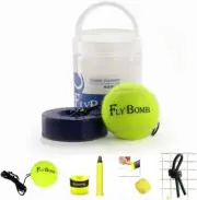 Portable Premium Tennis Trainer Set, Pro Tennis Rebounder with Metal Base in...