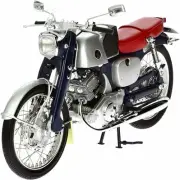Model motorcycle Ebbro Honda CB92 Blue Scale 1:10 Motor Bike diecast