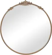 Cooper & Co. Florence 80cm Baroque Round Mirror Gold