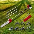 62CC Pole Chainsaw Hedge Trimmer Brush Cutter Whipper Snipper Saw 9-in-1 T -GSAW