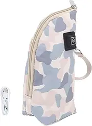 Portable Travel Baby Bottle Warmer Constant Temperature USB Baby Milk Heat Keeper Warming Bag Oxford Cloth Material Lightweight Easy to Carry for Newborns Parents
