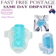 Finger Vibrator Bullet Clitoris Stimulator Massage Tongue Wand Sex Toy Women