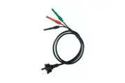 Cabac 10A 1000mm 3 Core Banana Plug Adaptor
