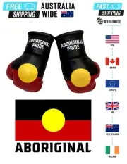 ABORIGINAL FLAG / ABORIGINAL PRIDE Mini Boxing Gloves, SOUVENIR / ORNAMENT