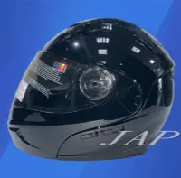 在飛比找Yahoo!奇摩拍賣優惠-《JAP》THH T-797A+素色 黑 雙層鏡片 可樂帽 