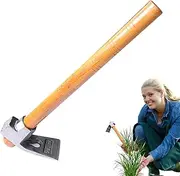 Garden Hoe - Garden Combination Hoe | Garden Hoe Lightweight, Steel Hand Gardening Hoe with Wooden Handle for Deep Digging Weeding