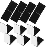 LAPYAPPE 100pcs Rug Fixing Stickers Self Adhesive Non Slip Carpet Strips Furniture Grippers for Sofa Covers Bed Sheets and Home Organization