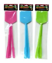 4 X Plastic Mosquito Fly Swatter Handle Insect Swat Killer Bug Catcher