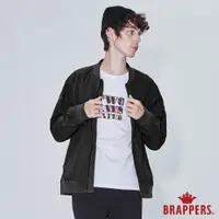 在飛比找蝦皮商城優惠-BRAPPERS 男款 率性休閒飛行外套-黑