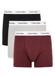 Calvin Klein Stretch-cotton Trunks - set of Three - Black - S S