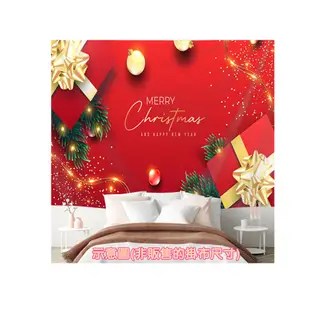 【北熊天空】新年 耶誕 輕奢華 聖誕掛毯 ins 裝飾掛布 掛布(掛毯 聖誕掛布 背景布)