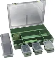 Oshhni Fishing Storage Containers Fishing Lure Boxes Sturdy Accessories Tackle Box for Camping Travel