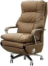 Classic Electric Multi Function Office Chair Ergonomic Reclining Leather Executive Chair with Massage Desk Task Chair
