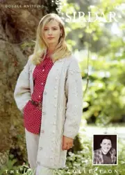 Sirdar Knitting Pattern #9663 Jeff Banks Collection DK Women's Jacket 28"-48"