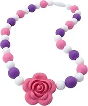 Panny & Mody Chew Necklace for Boys Girls Toy, Silicone Sensory Chewy Fidget Teether Toy, TeethingJewellery for Children with Autism ADHD SPD, Oral Motor, Teething or Special Needs