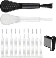 Phone Speaker Cleaning Kit - 13PCS Anti-Slip Charging Port Cleaner Kit | Reusable Brush with Soft Bristles, Multi-tooll Set for Removing Dust and Debris from Computer Keyboards, Ports, and Devices